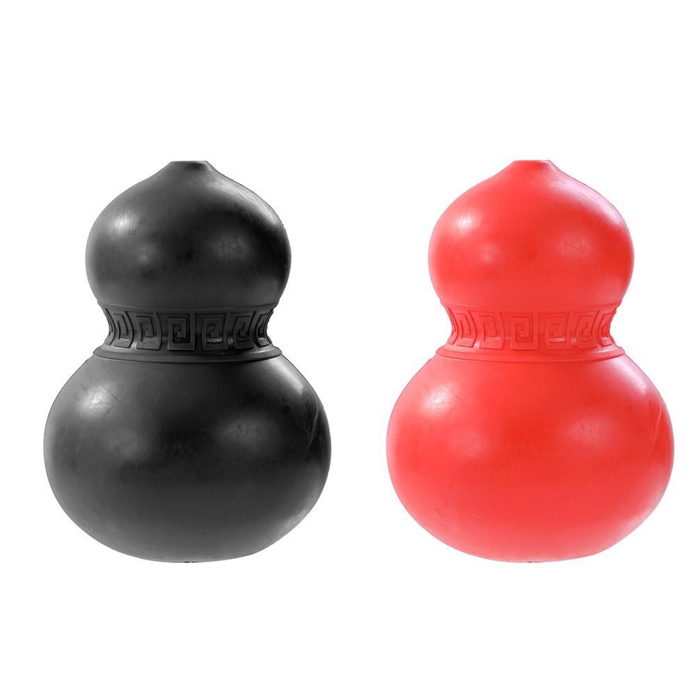 2 x Dura Dog Puppy Chew Rubber Gourd Dental Hygiene Treat Holder Play Toy - DogsDomain.com.au