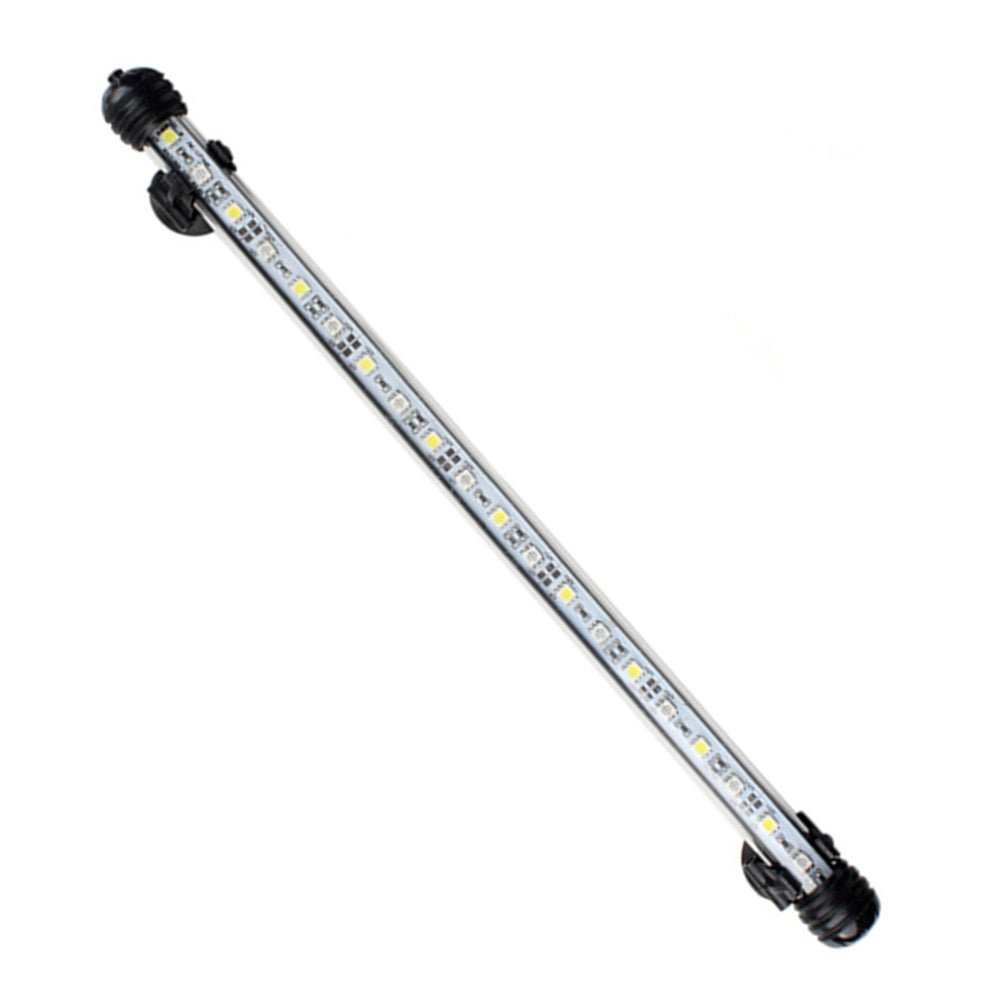 21 LED Aquarium Fish Tank LED Light Bar Lamp 38cm Pool Submersible Waterproof White Light - DogsDomain.com.au