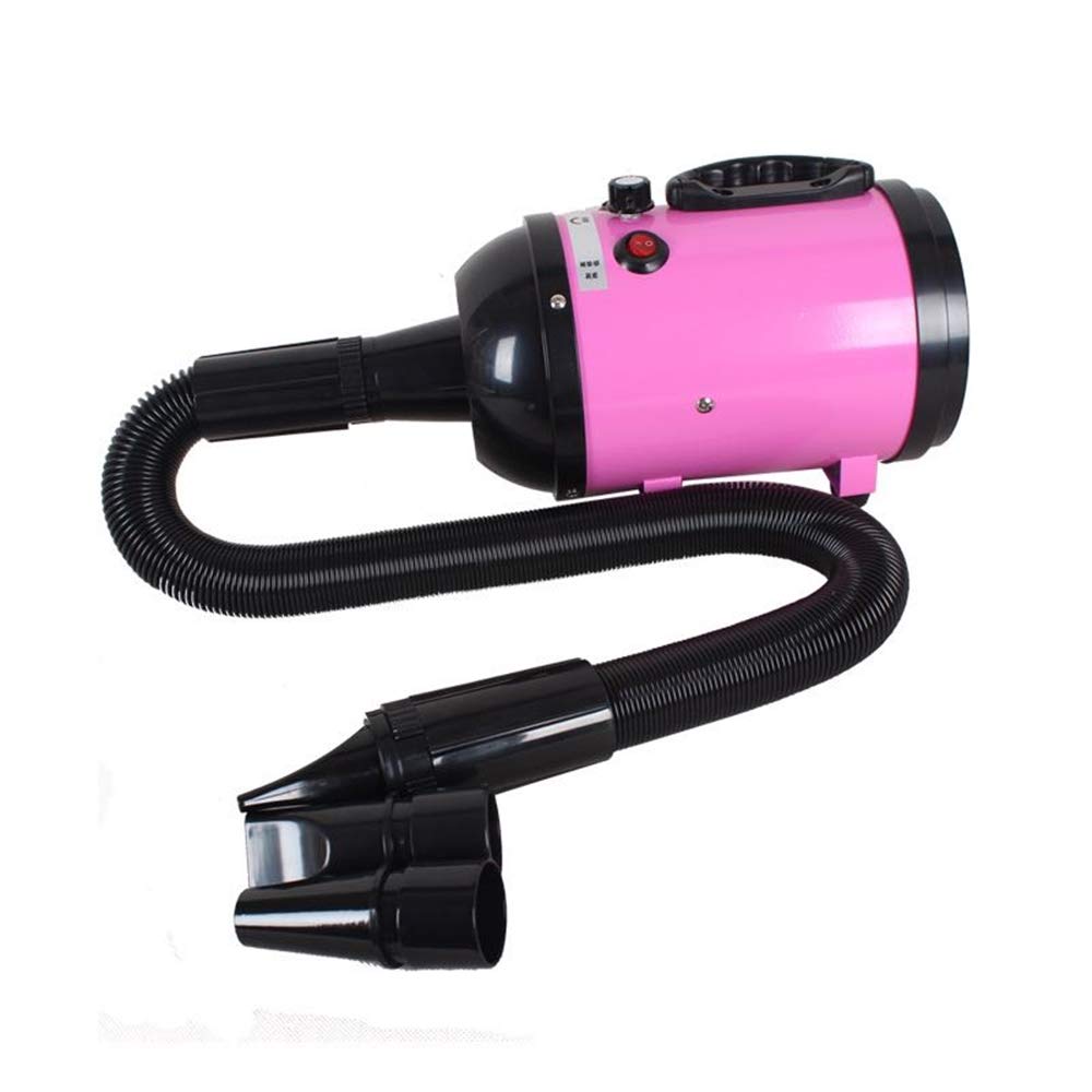 2800W Dog Dryer High Velocity Pet Dog Pet Blow Dryer Adjustable Speed 4 Nozzles - DogsDomain.com.au
