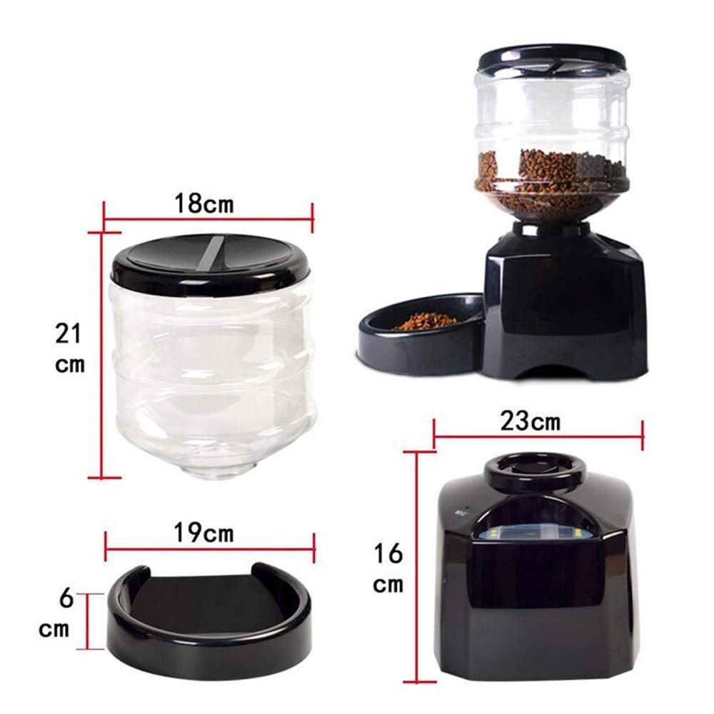 5.5L Automatic Pet Feeder Cat Dog Smart Food Dispenser Self Feeding Meal Bottle - DogsDomain.com.au
