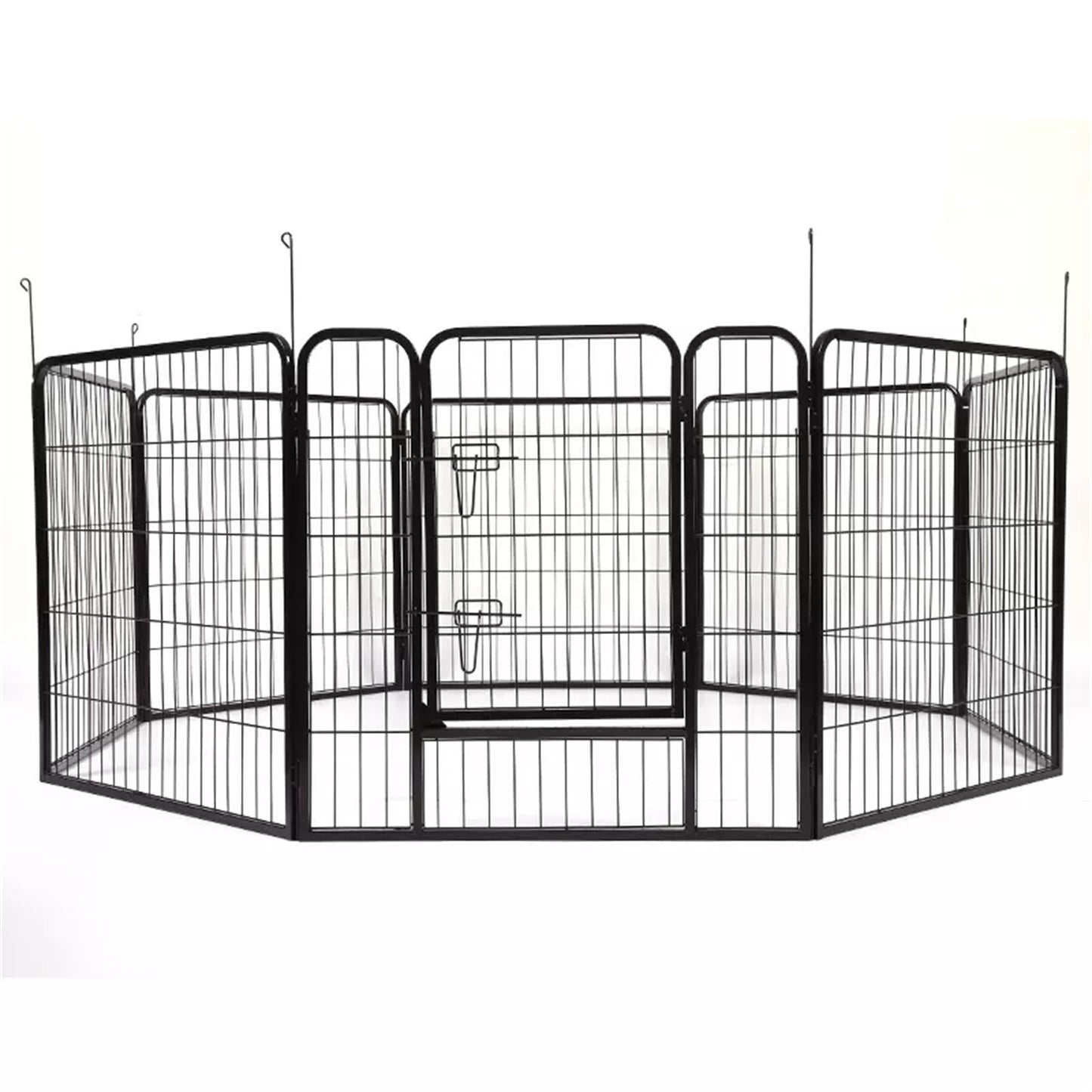 8 Panel Pet Dog Playpen Puppy Exercise Cage Enclosure Fence Foldable Play Pen L - DogsDomain.com.au