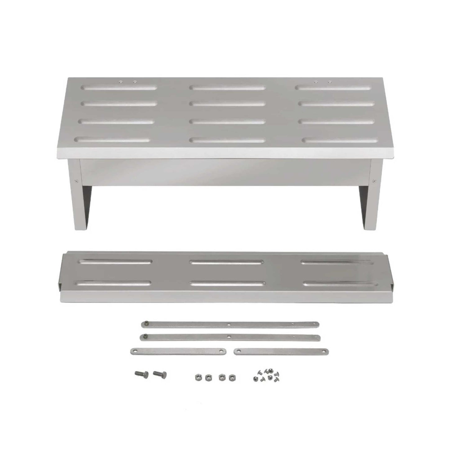 8L Automatic Chook Chicken Feeder Poultry Auto Treadle Aluminium Metal Coop - DogsDomain.com.au