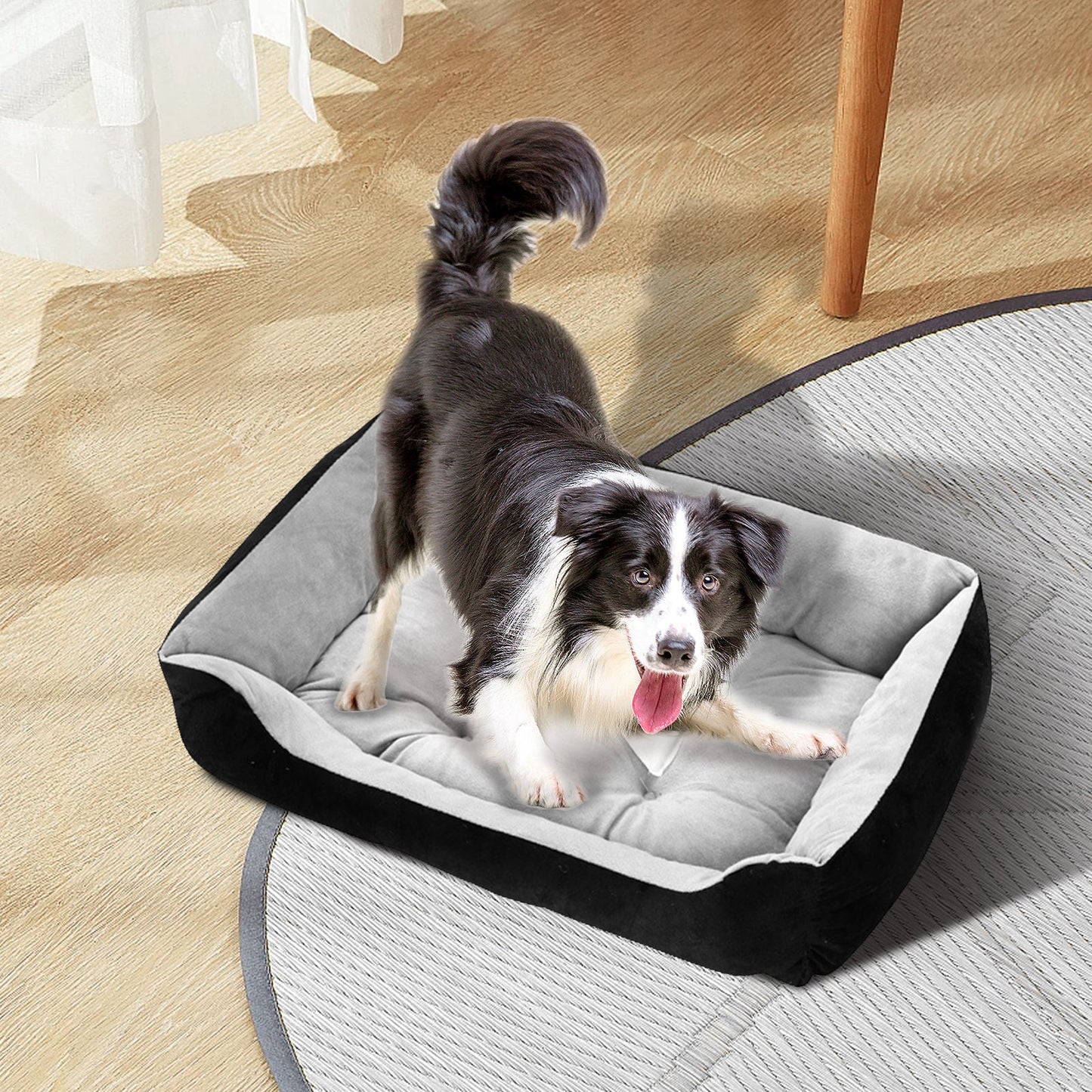 Calming Bed Soft Washable Large Medium-sized Dog Mat - DogsDomain.com.au