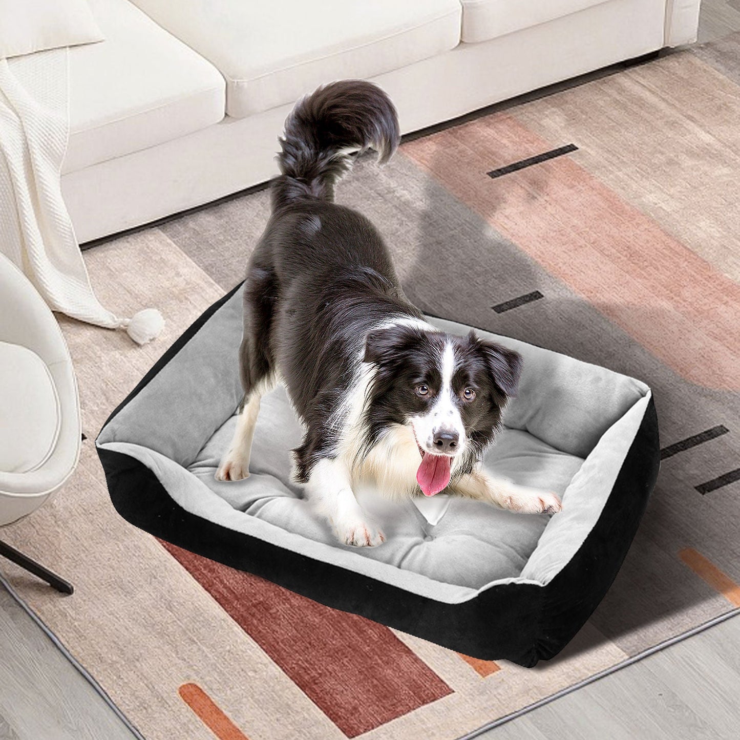 Calming Bed Soft Washable Large Medium-sized Dog Mat - DogsDomain.com.au