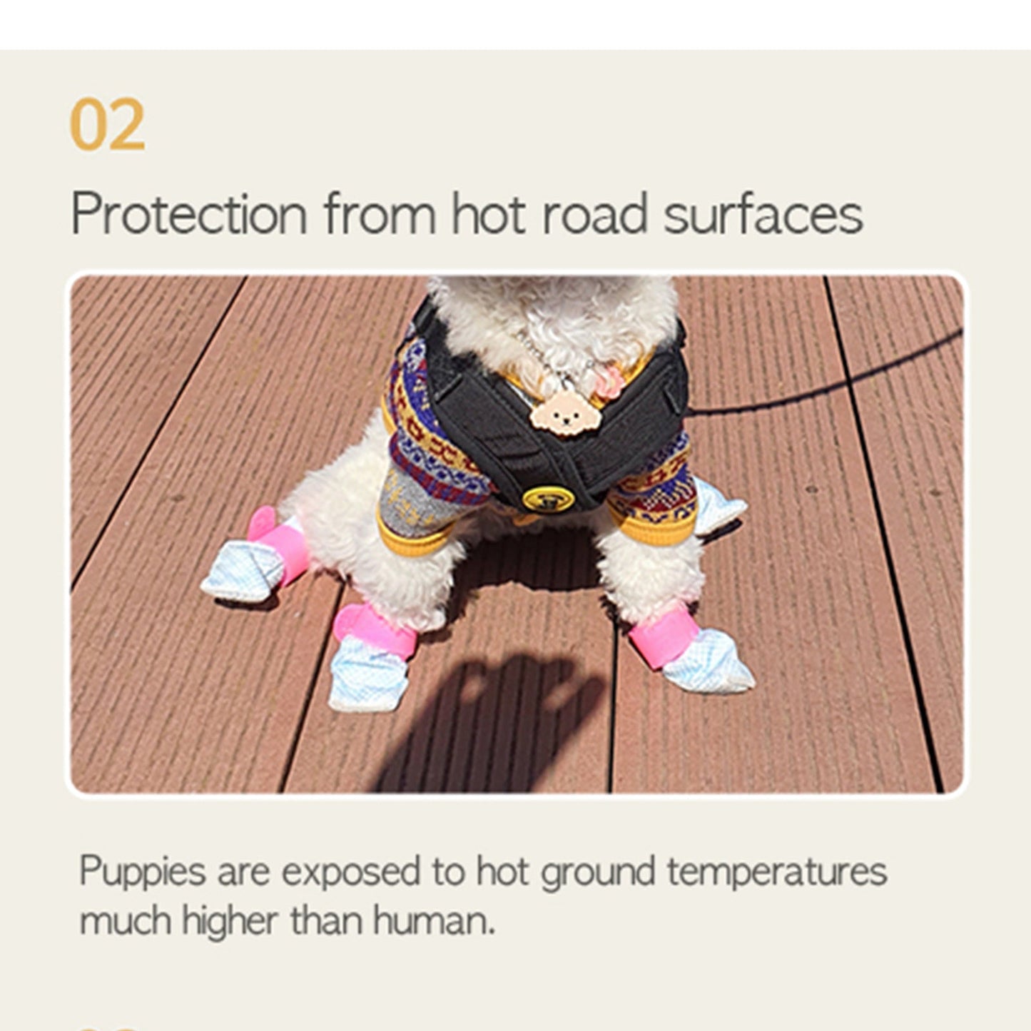 Daeng Daeng Shoes 28pc L Yellow Dog Shoes Waterproof Disposable Boots Anti-Slip Socks - DogsDomain.com.au