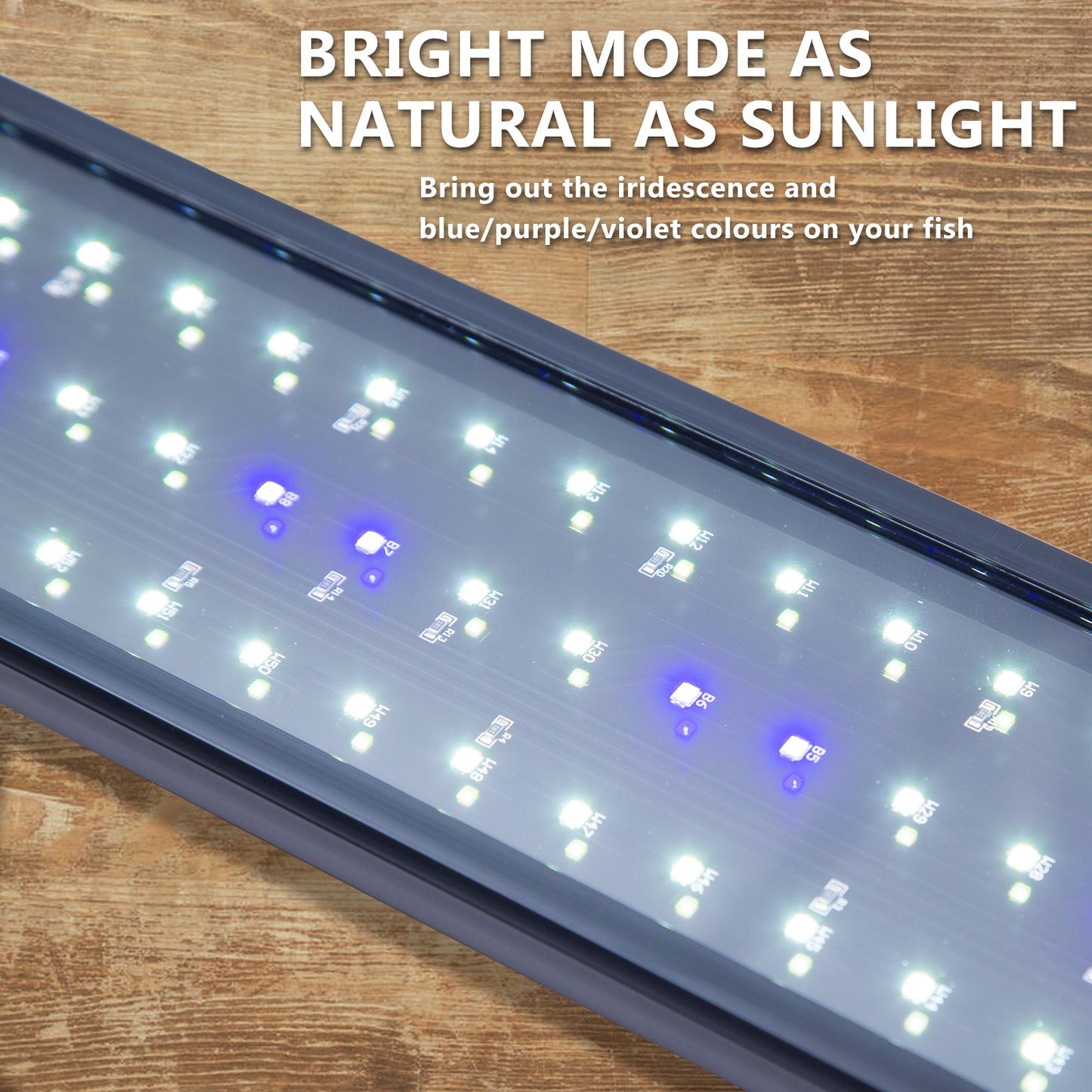 Dynamic Power 2 Set 18W Aquarium Blue White LED Light for Tank 75-95cm - DogsDomain.com.au