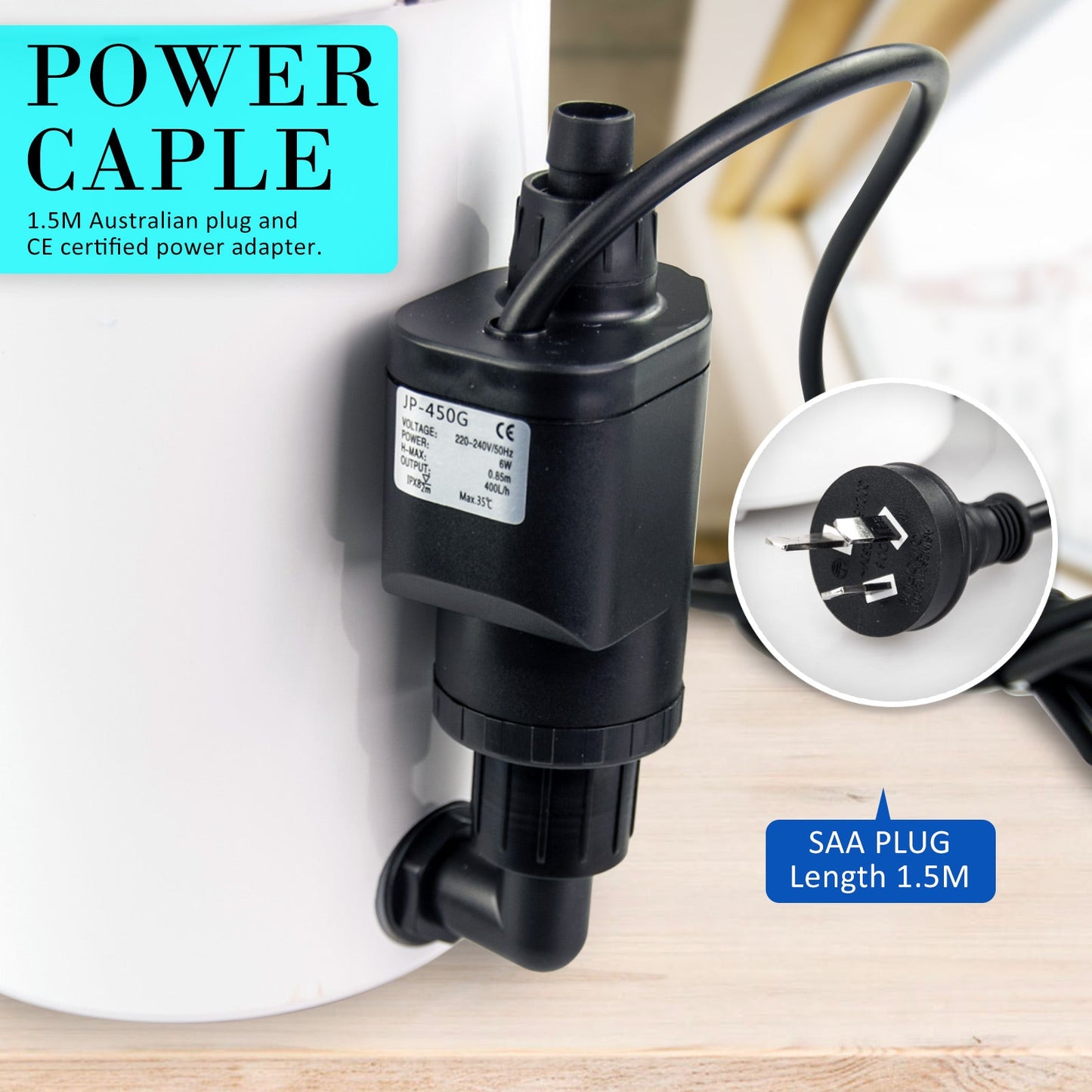 Dynamic Power Aquarium External Canister Filter 400L/H - DogsDomain.com.au