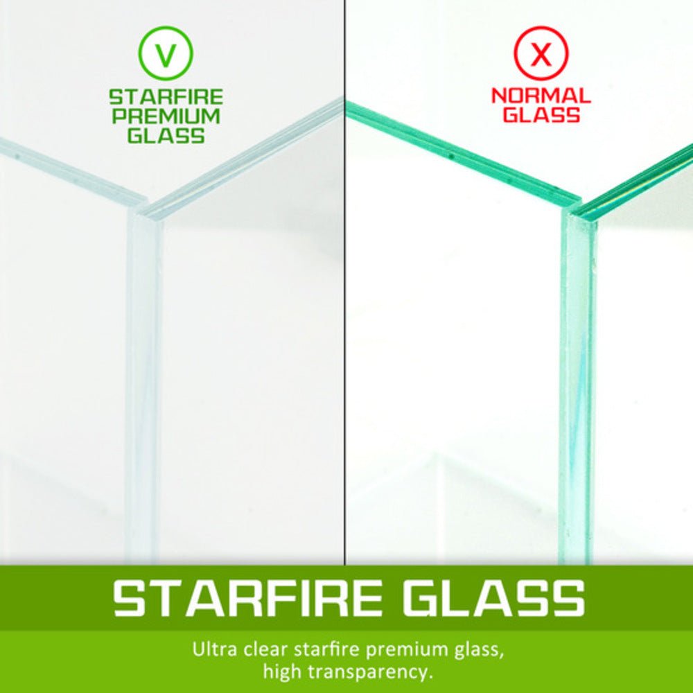 Dynamic Power Aquarium Fish Tank 16L Starfire Glass - DogsDomain.com.au