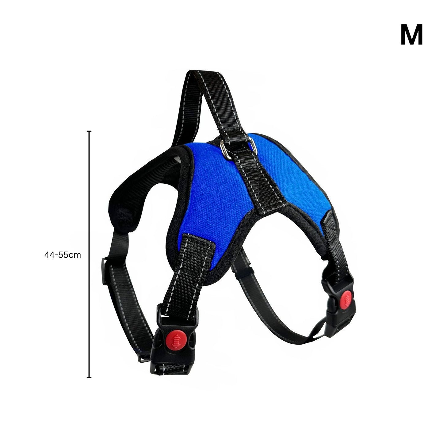 FLOOFI Dog Harness M Size (Blue) FI-PC-151-XL - DogsDomain.com.au