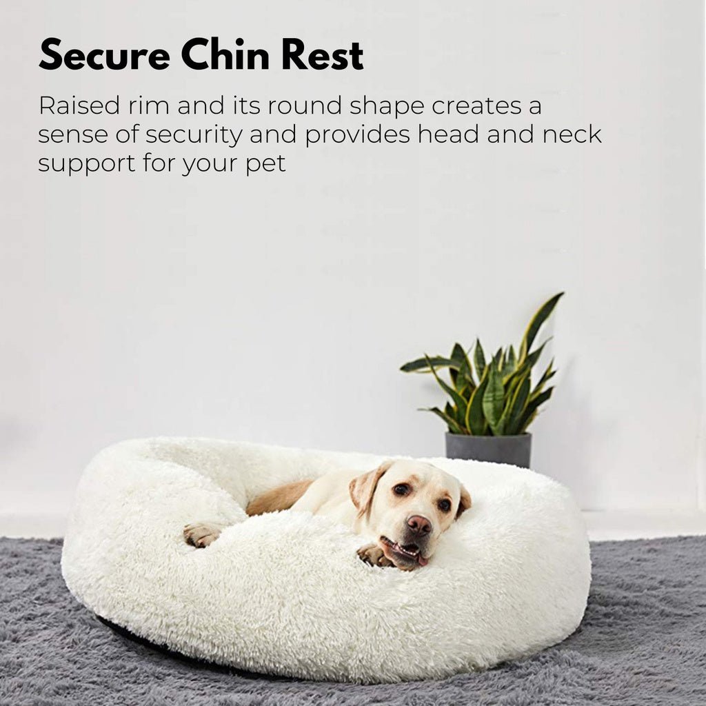 Floofi Pet Bed 60cm (Light Grey) PT-PB-135-XL - DogsDomain.com.au