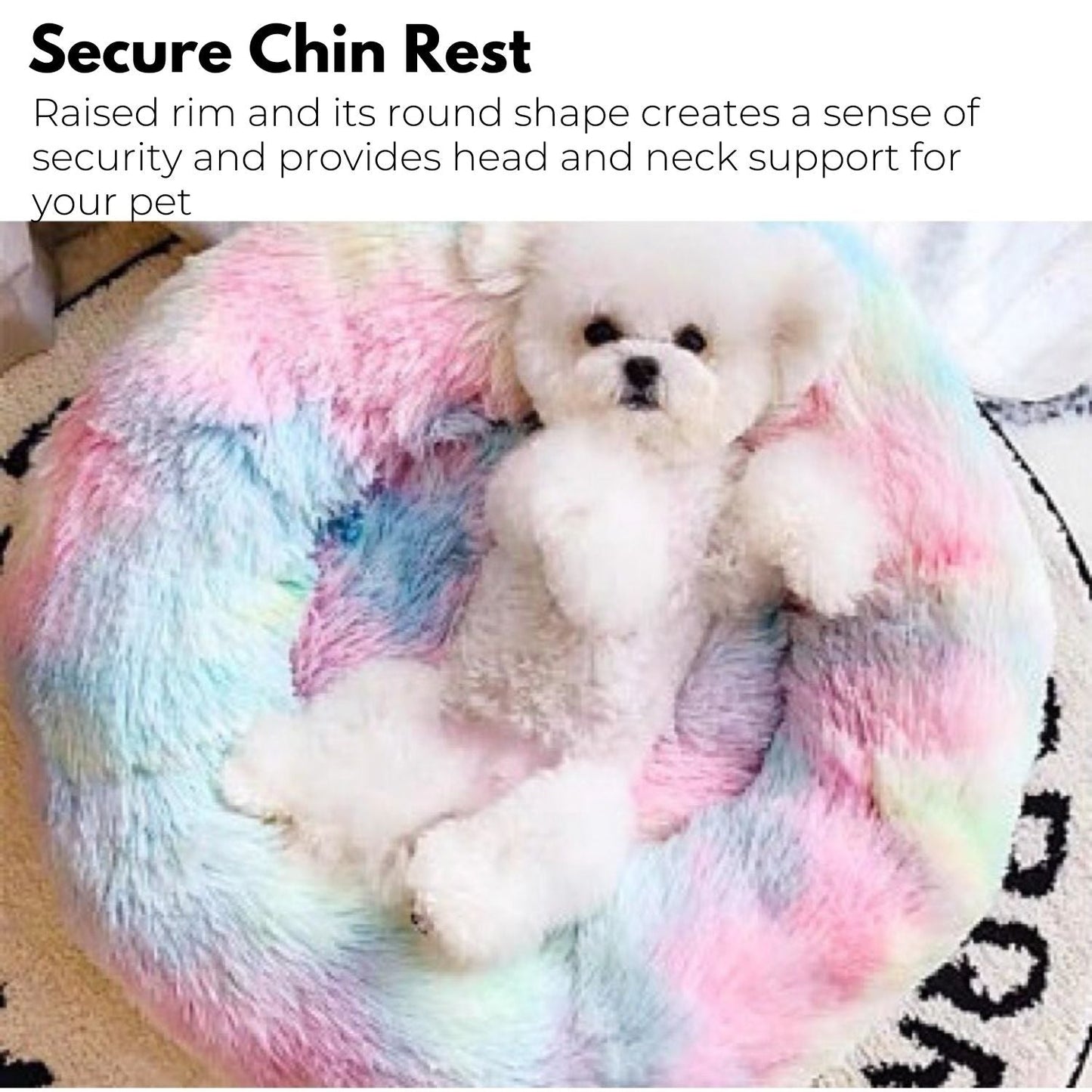 Floofi Pet Bed 70cm (Rose Gold) PT-PB-127-XL - DogsDomain.com.au