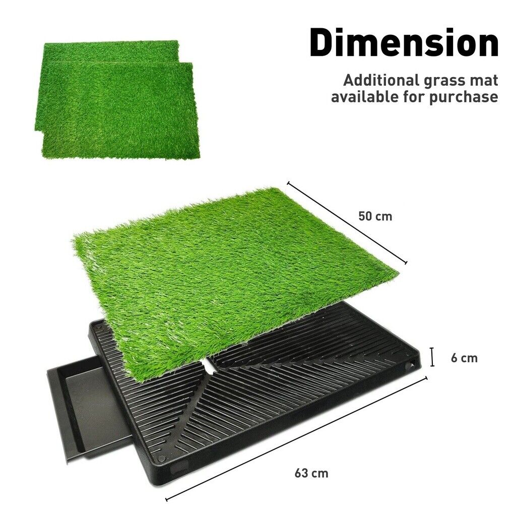Floofi Pet Grass Training Potty 2 Piece Set FI-LM-111-FE - DogsDomain.com.au