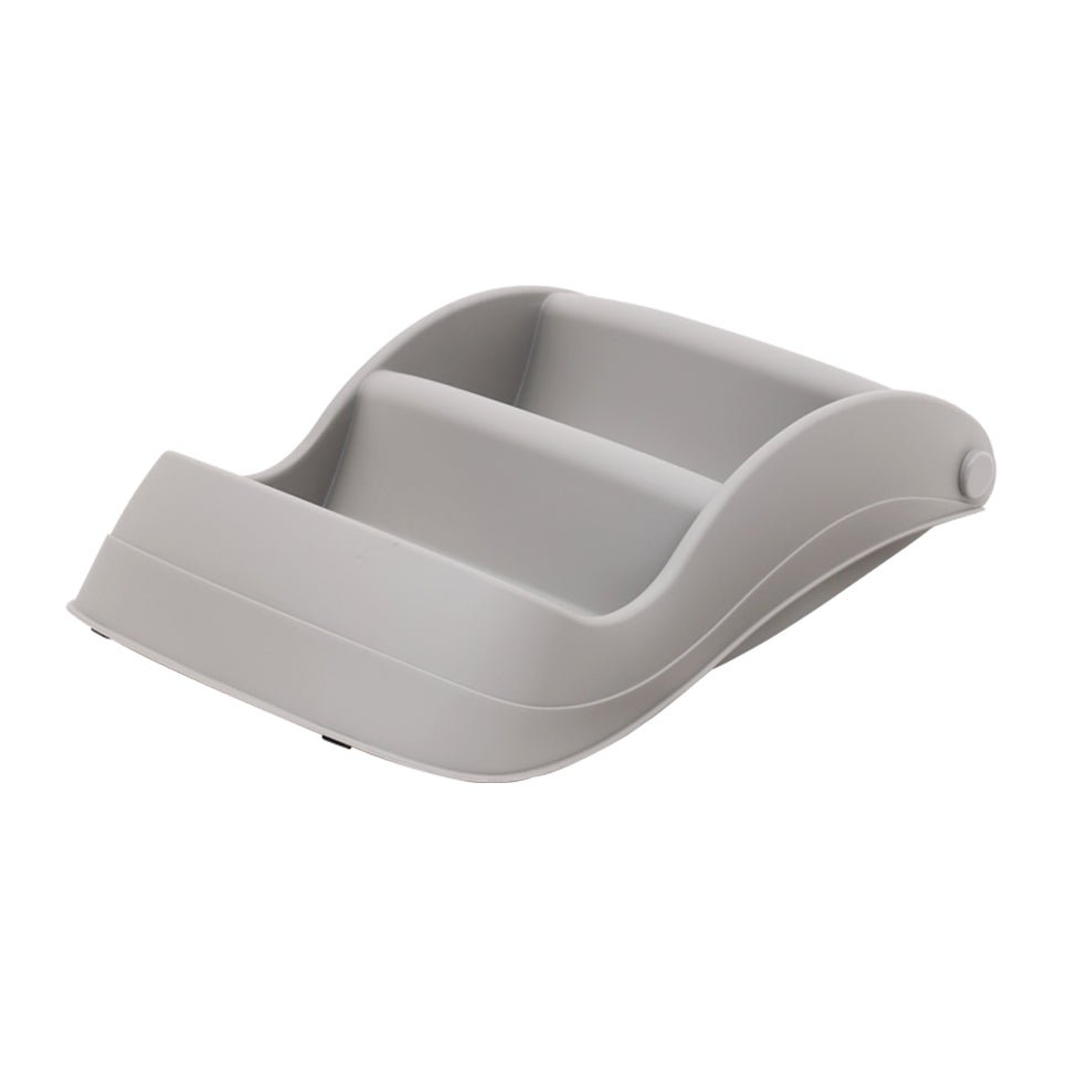 Furtastic 38cm Foldable Pet Stairs Ramp - Grey - DogsDomain.com.au