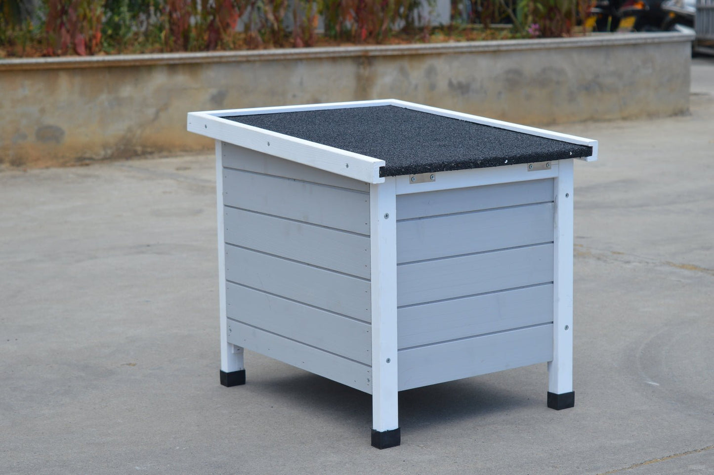 Grey Small Chicken Coop Rabbit Hutch Ferret Cage Guinea Pig Dog Cat Nesting Box - DogsDomain.com.au