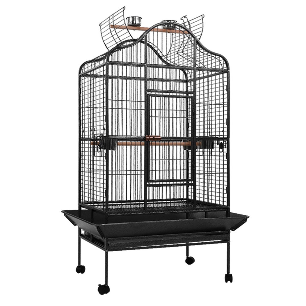 i.Pet Bird Cage Pet Cages Aviary 168CM Large Travel Stand Budgie Parrot Toys - DogsDomain.com.au