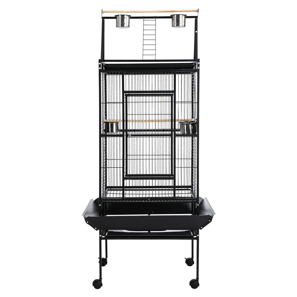 i.Pet Bird Cage Pet Cages Aviary 173CM Large Travel Stand Budgie Parrot Toys - DogsDomain.com.au