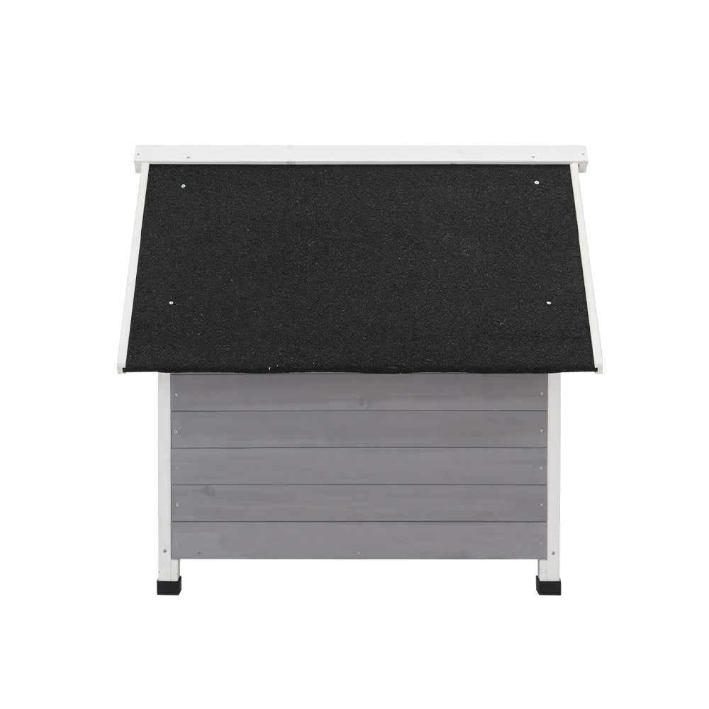 i.Pet Dog Kennel House Wooden Outdoor Indoor Puppy Pet House Weatherproof Large - DogsDomain.com.au