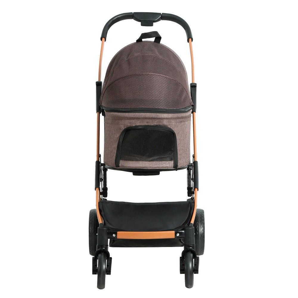 i.Pet Pet Stroller Dog Pram Large Cat Carrier Travel Pushchair Foldable 4 Wheels - DogsDomain.com.au