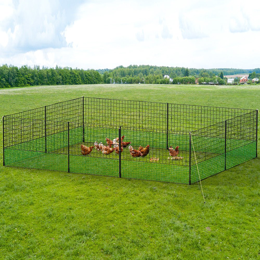 i.Pet Poultry Chicken Fence Netting Electric wire Ducks Goose Coop 25Mx125CM - DogsDomain.com.au