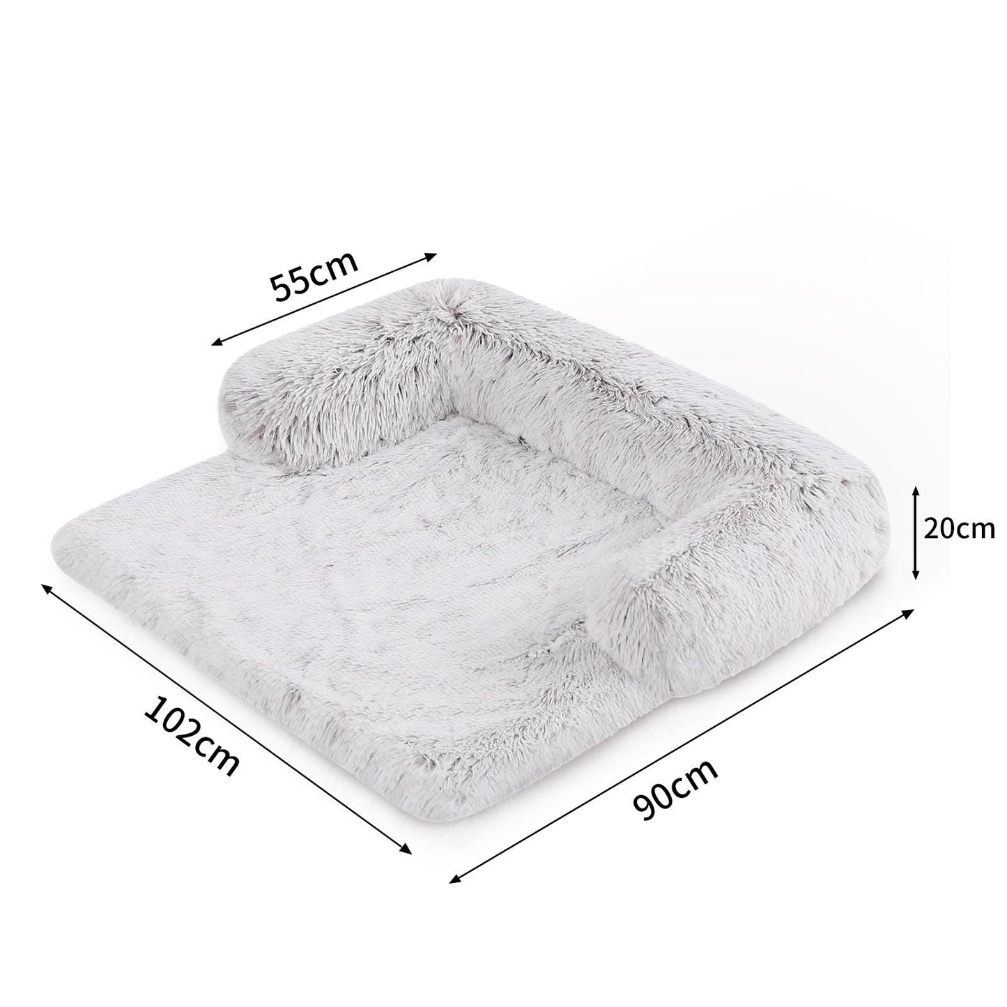 Kids Pet Sofa Bed Dog Cat Calming Waterproof Sofa Cover Protector Slipcovers L - DogsDomain.com.au