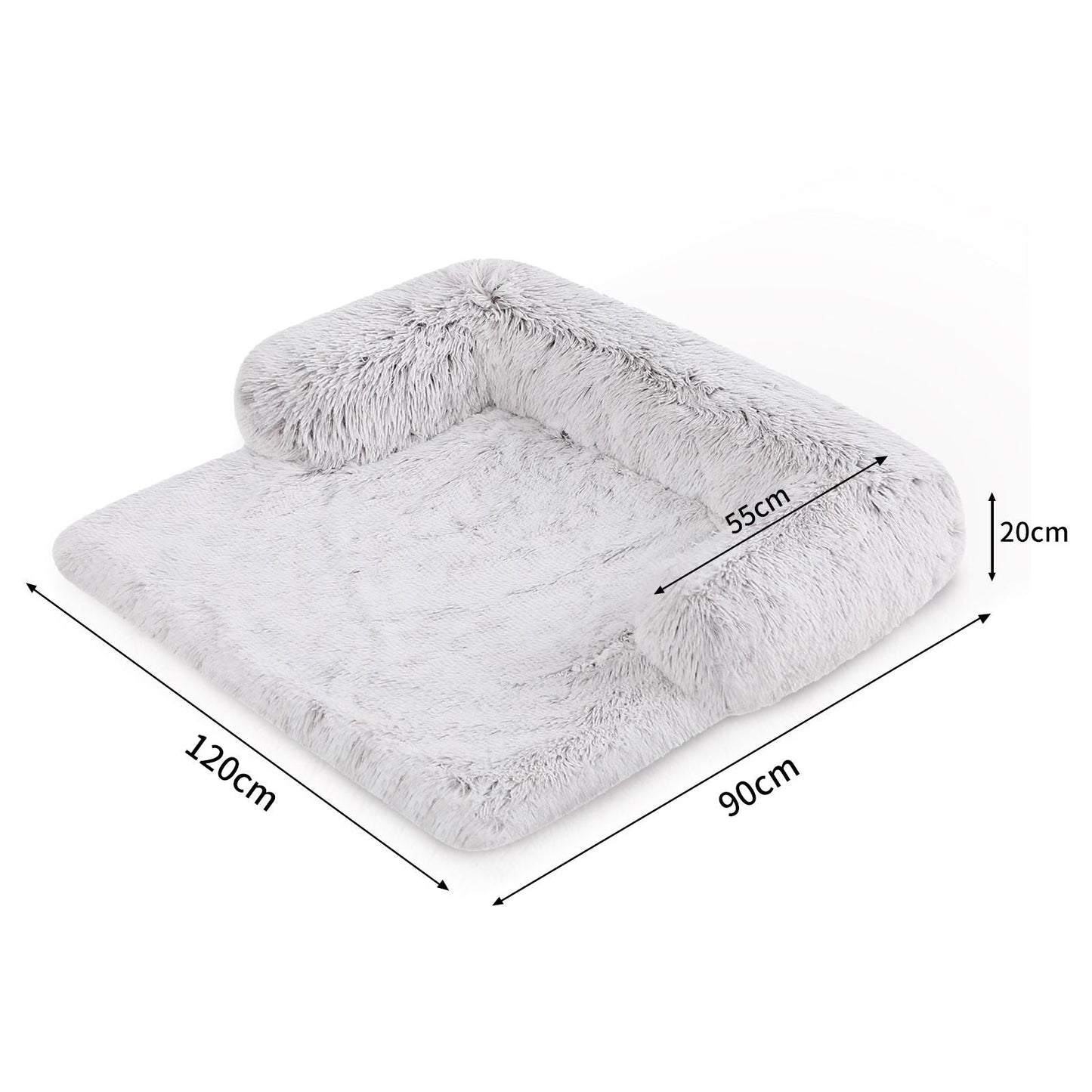 Kids Pet Sofa Bed Dog Cat Calming Waterproof Sofa Cover Protector Slipcovers XL - DogsDomain.com.au