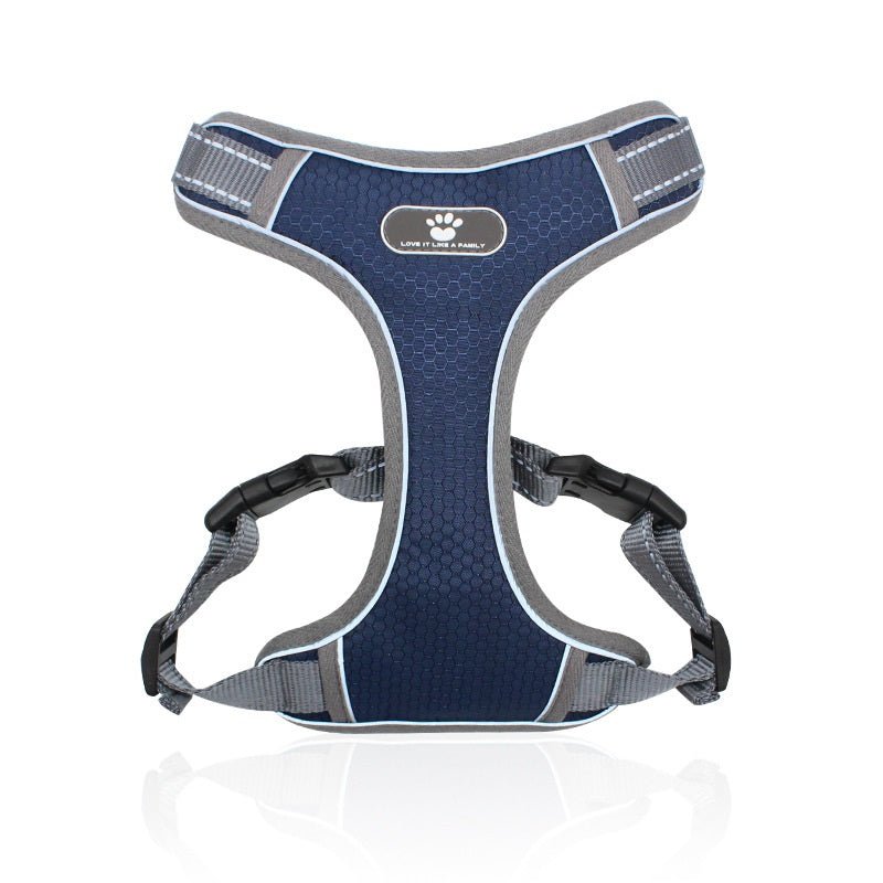 Love It No Pull Pet Harness Vest - Dark Blue Small - DogsDomain.com.au