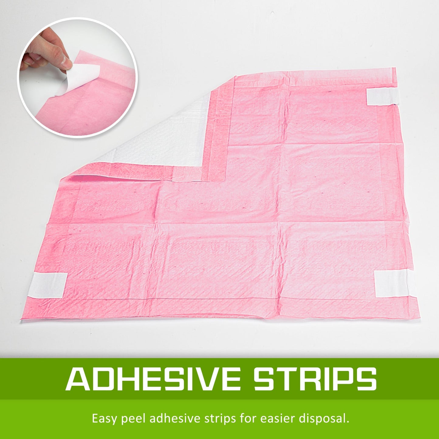 Paw Mate 100PCS Pink Pet Dog Cat Potty Training Toilet Mat Pads - DogsDomain.com.au