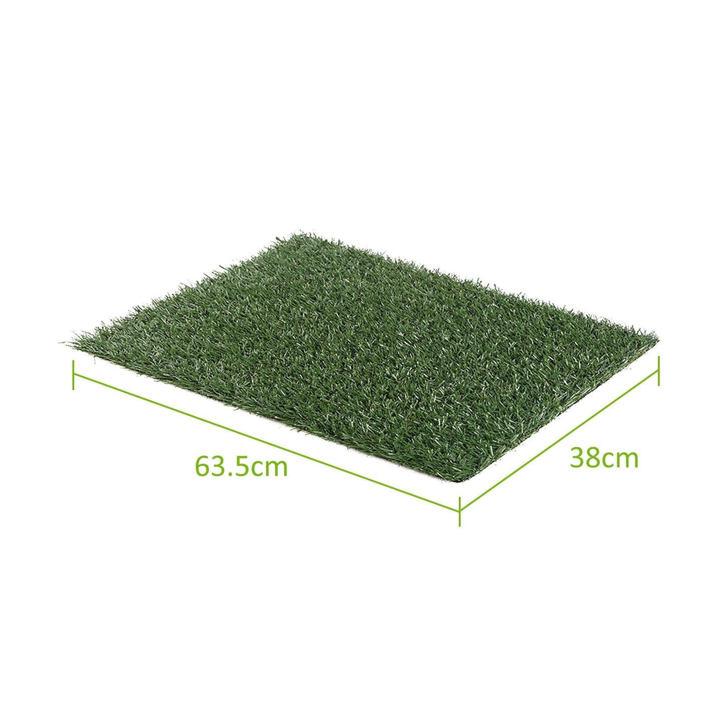 Paw Mate 2 Grass Mat for Pet Dog Potty Tray Training Toilet 63.5cm x 38cm - DogsDomain.com.au