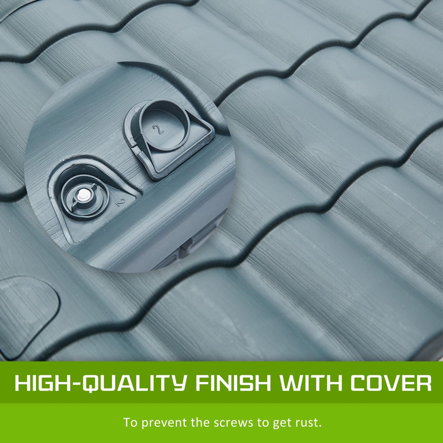 Paw Mate Blue Grey Dog Kennel House Plastic Weatherproof Outdoor Molly XXL - DogsDomain.com.au