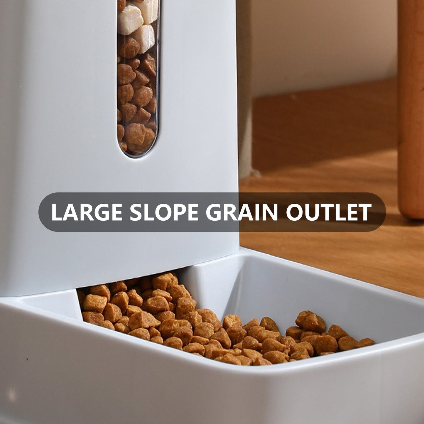 Pawfriends Automatic 3.5L Feeder Food Pet Dog Cat Puppy Dispenser Feeder Bowl Bottle Grey - DogsDomain.com.au