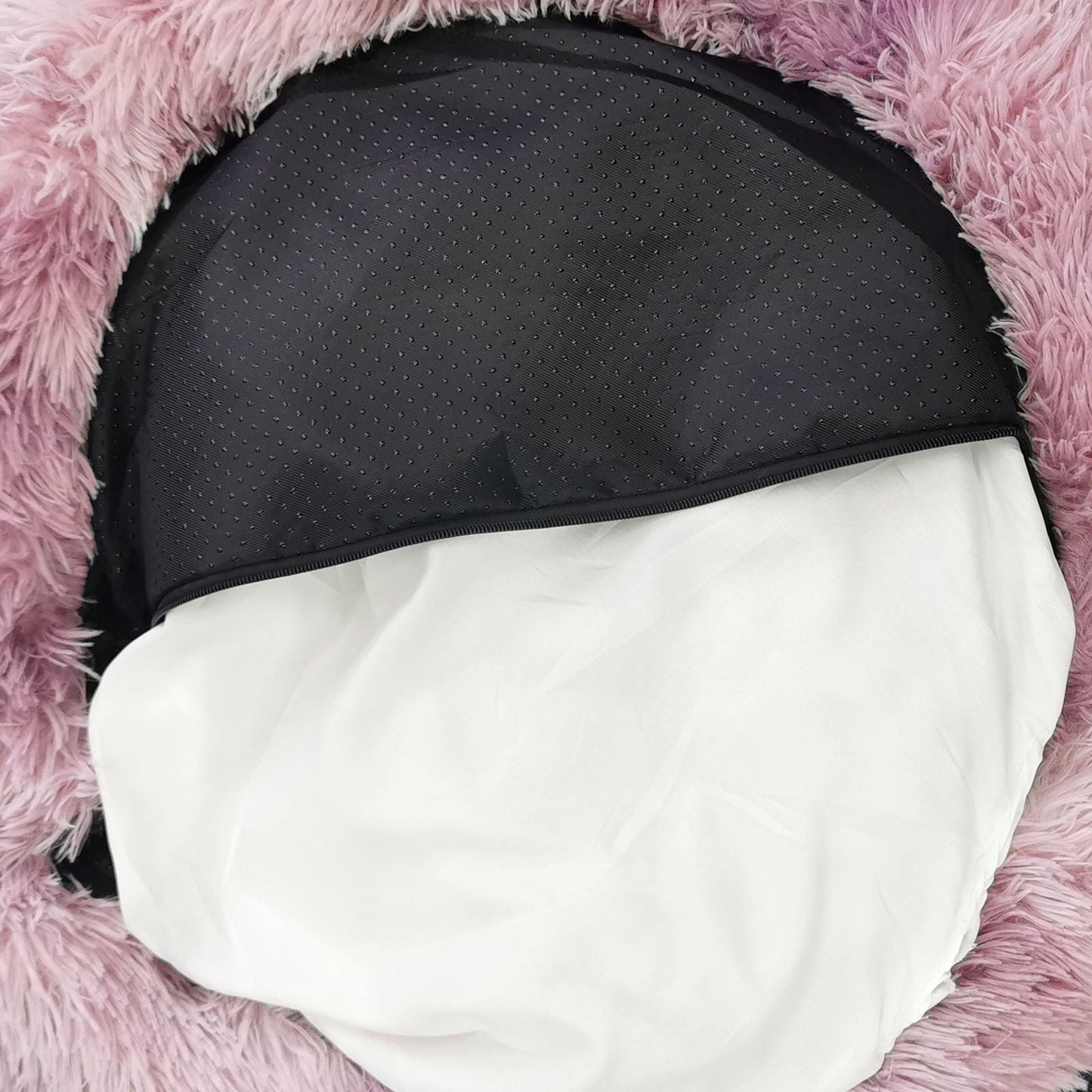 Pawfriends Cat Dog Pet Calming Bed Warm Soft Plush Round Nest Comfy Sleeping Kennel Cave AU - DogsDomain.com.au