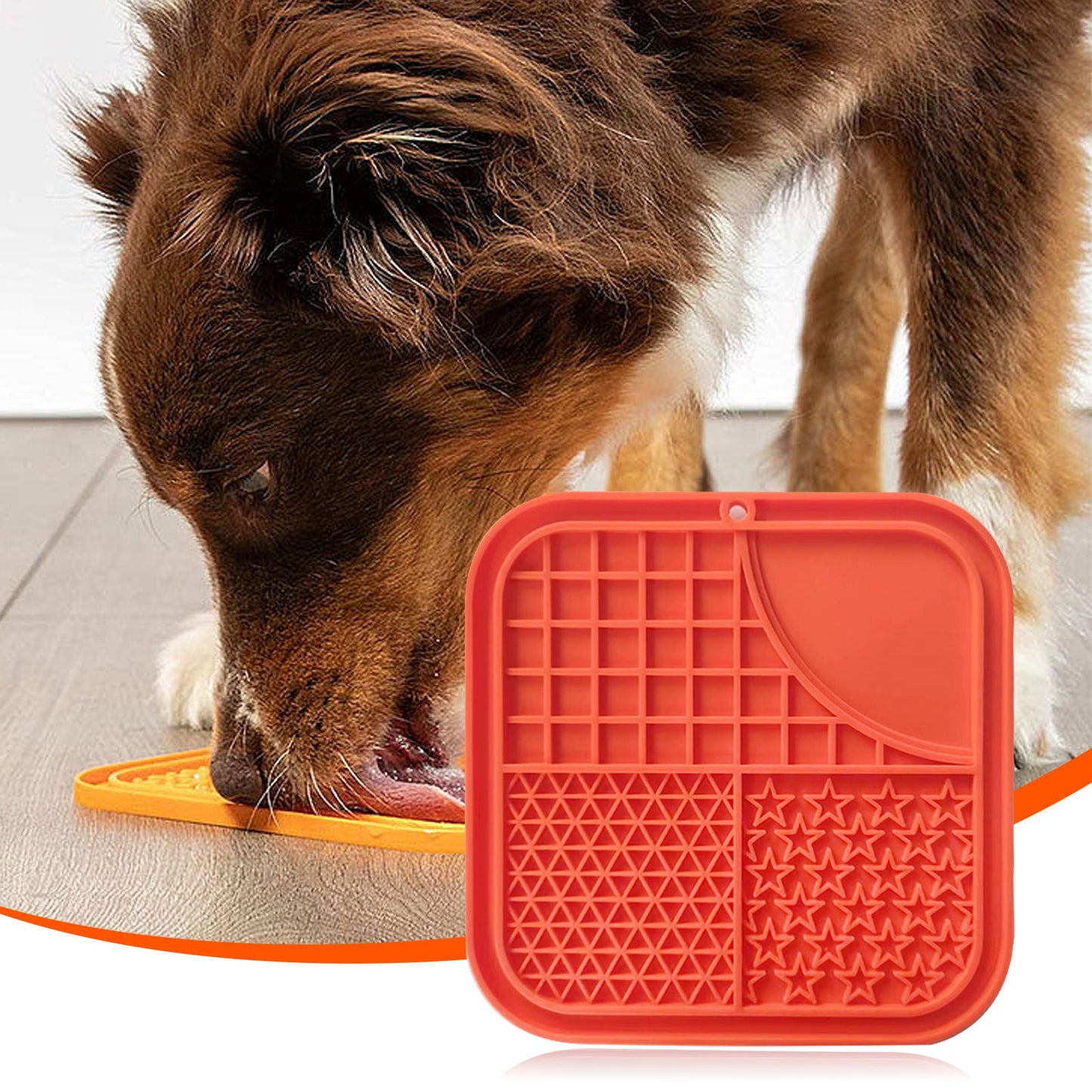 Pawfriends Dog Cat Pet Licking Pad Anti-Anxiety Toy Slow-Feeding Licking Pad - DogsDomain.com.au