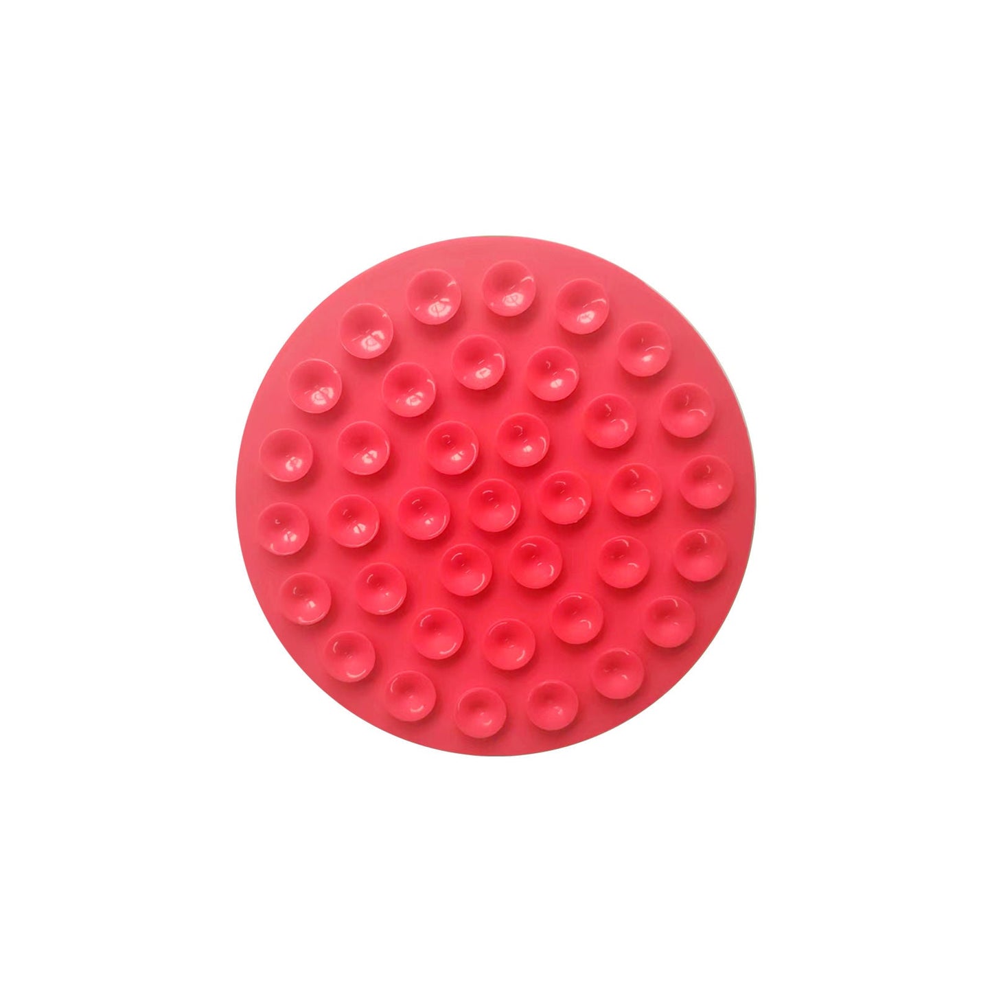 Pawfriends Silicone Dog Cat Pet Licking Pad Anti-Anxiety Slow-Feeding Licking Pad Red - DogsDomain.com.au