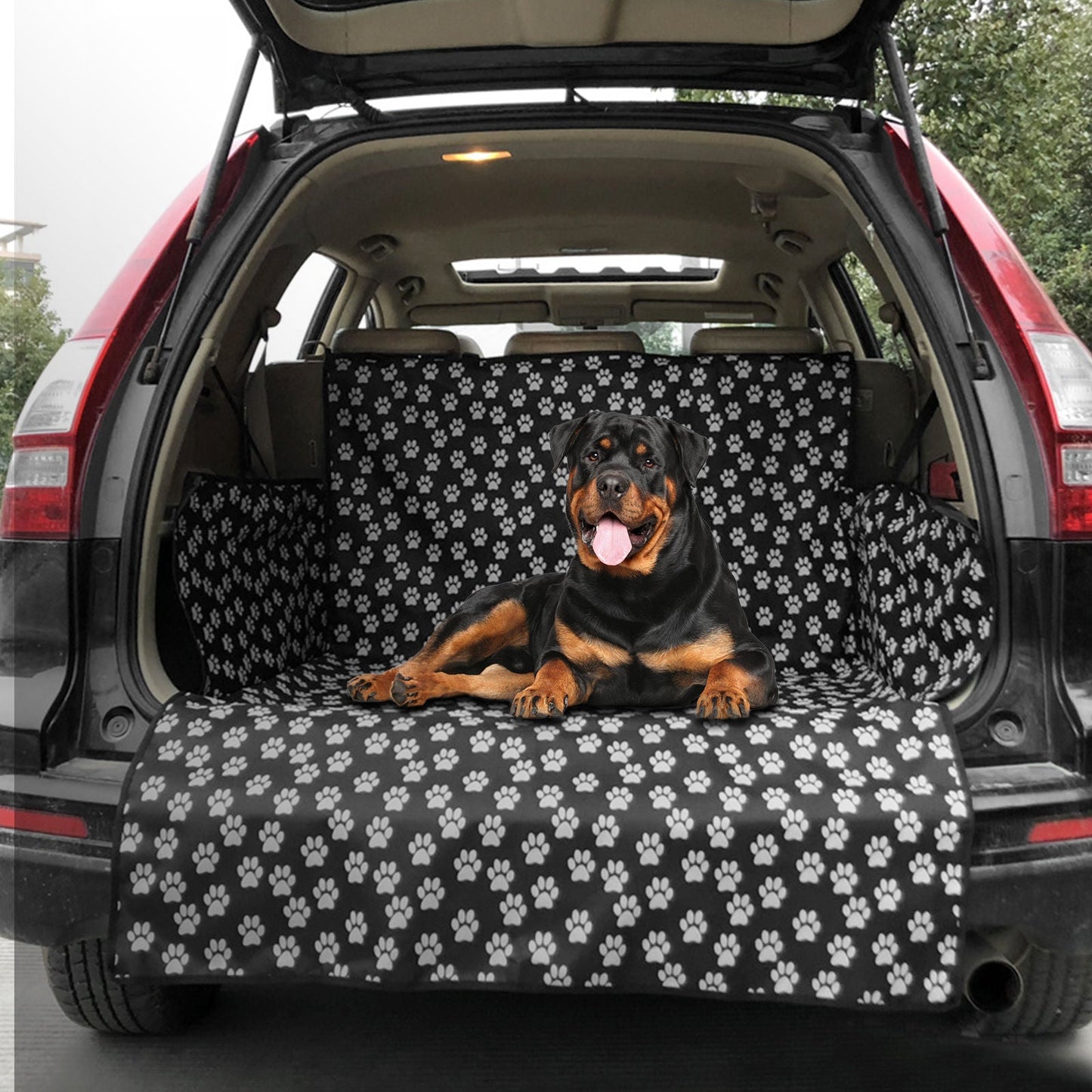 Pawfriends Waterproof Pet Dog Car Seat Cover Hammock Non-Slip Protection Premium Quality-L - DogsDomain.com.au