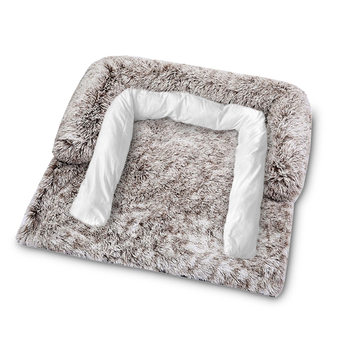 Pet Sofa Bed Dog Calming Sofa Cover Protector Cushion Plush Mat S - DogsDomain.com.au