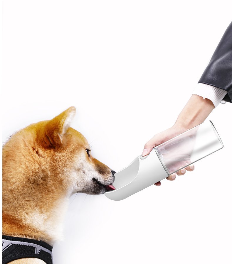 PETKIT Eversweet Travel Water Bottle - White 300Ml - DogsDomain.com.au