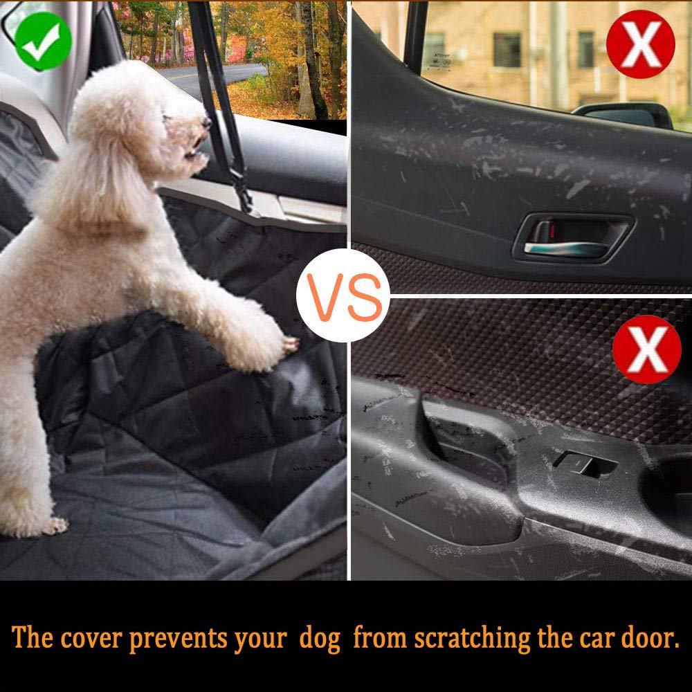 Premium Waterproof Pet Cat Dog Back Car Seat Cover Hammock Nonslip Protector Mat - DogsDomain.com.au