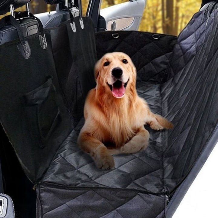 Waterproof Pet Car Seat Cover Hammock With Seat Belt Buckle - DogsDomain.com.au