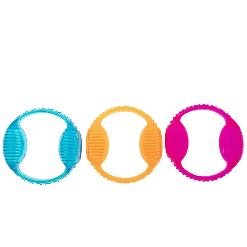 YES4PETS 4 x Dog Puppy Rubber Dental Hygiene Chew Play Toy Dog Toy Treat Holder - DogsDomain.com.au