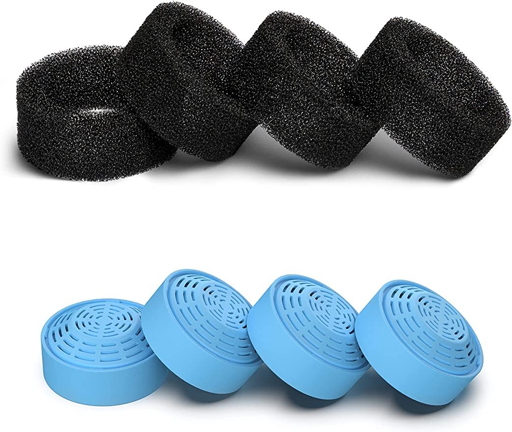 YES4PETS 8 x Pet Dog Cat Fountain Filter Replacement Activated Carbon Exchange Filtration System Automatic Water Dispenser Compatible - DogsDomain.com.au