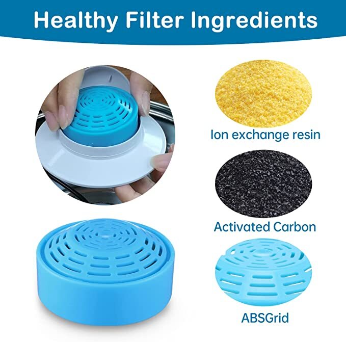YES4PETS 8 x Pet Dog Cat Fountain Filter Replacement Activated Carbon Exchange Filtration System Automatic Water Dispenser Compatible - DogsDomain.com.au