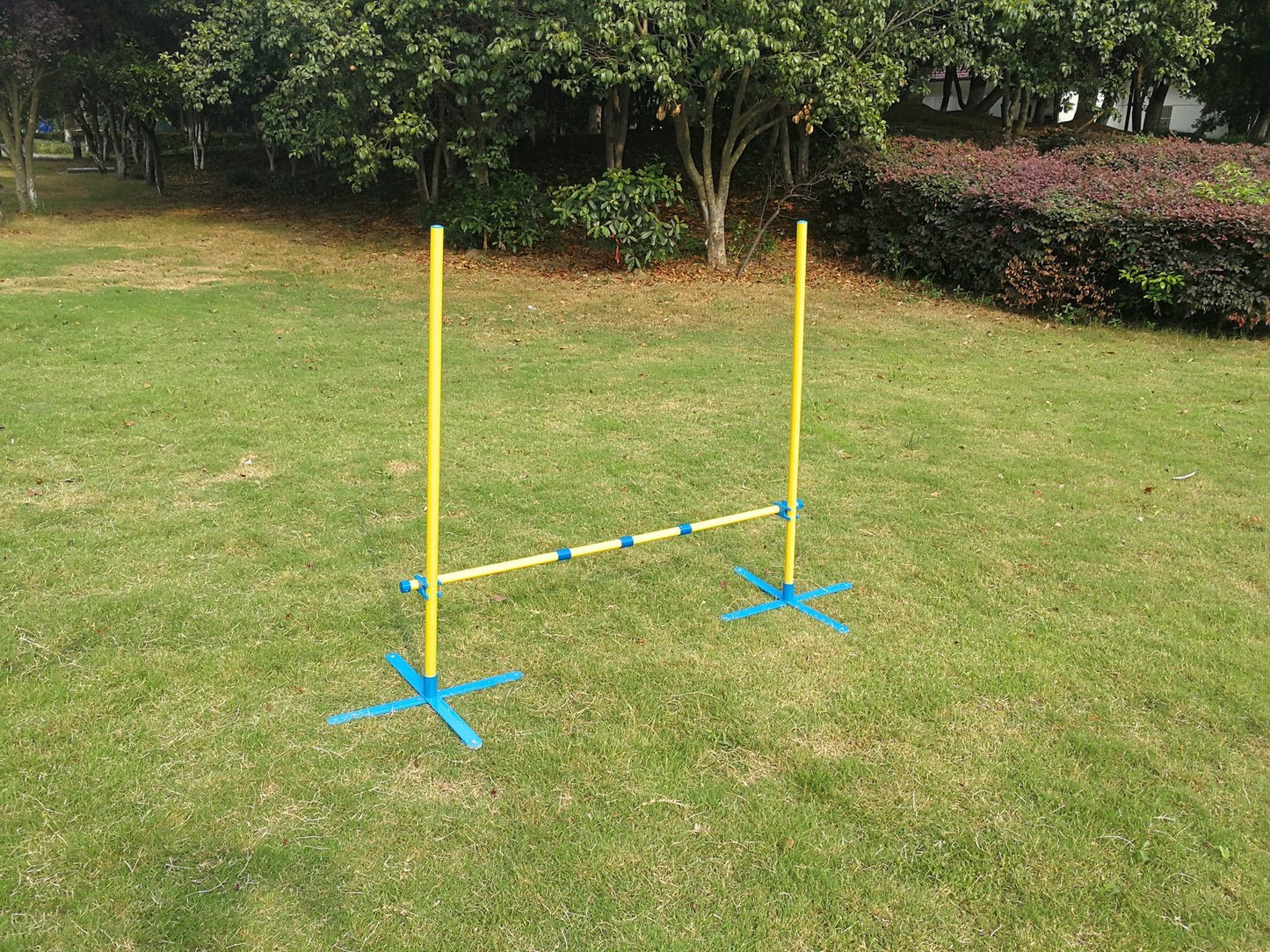 YES4PETS Portable Dog Puppy Training Practice Jump Bar Poles Agility Post - DogsDomain.com.au