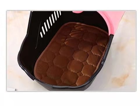 YES4PETS Small Portable Travel Dog Cat Crate Pet Carrier Cage Comfort With Mat-Pink - DogsDomain.com.au