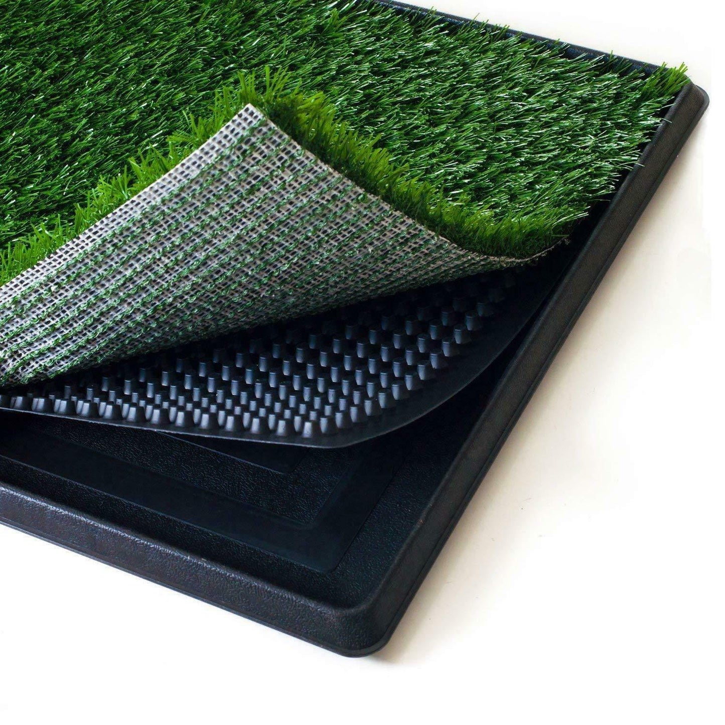 YES4PETS XL Indoor Dog Puppy Toilet Grass Training Mat Loo Pad Potty W 3 Grass - DogsDomain.com.au