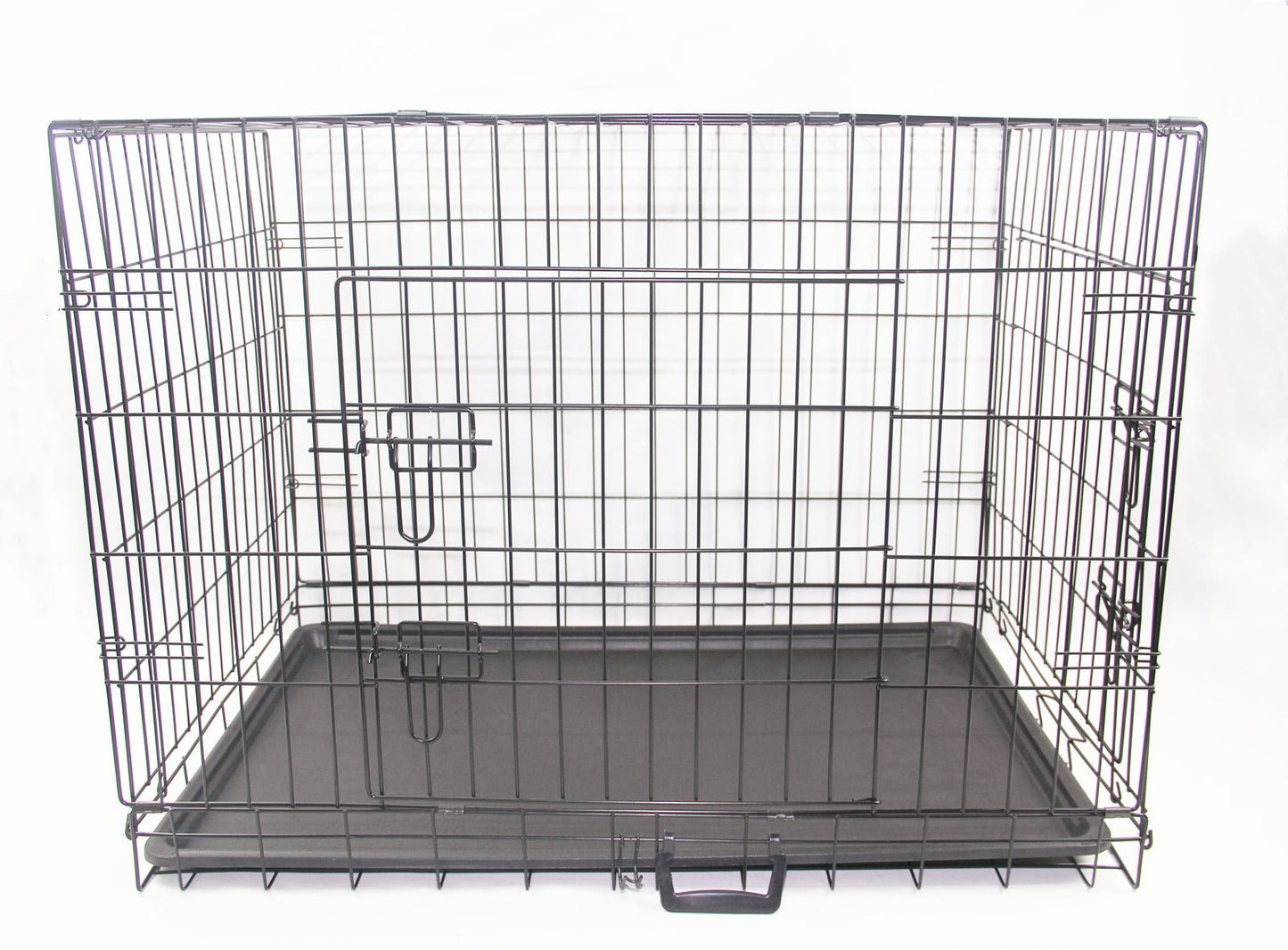 30' Portable Foldable Dog Cat Rabbit Collapsible Crate Pet Cage with Blue Cover - DogsDomain.com.au