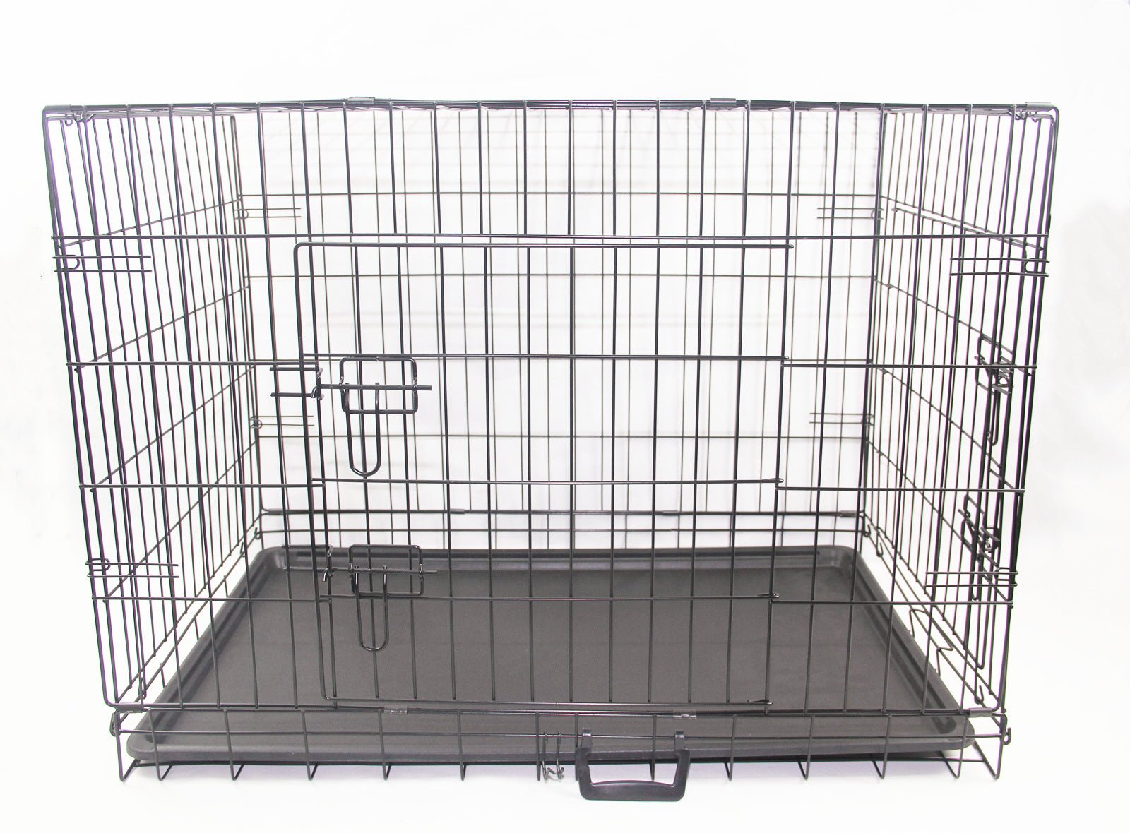 30' Portable Foldable Dog Cat Rabbit Collapsible Crate Pet Cage with Blue Cover - DogsDomain.com.au