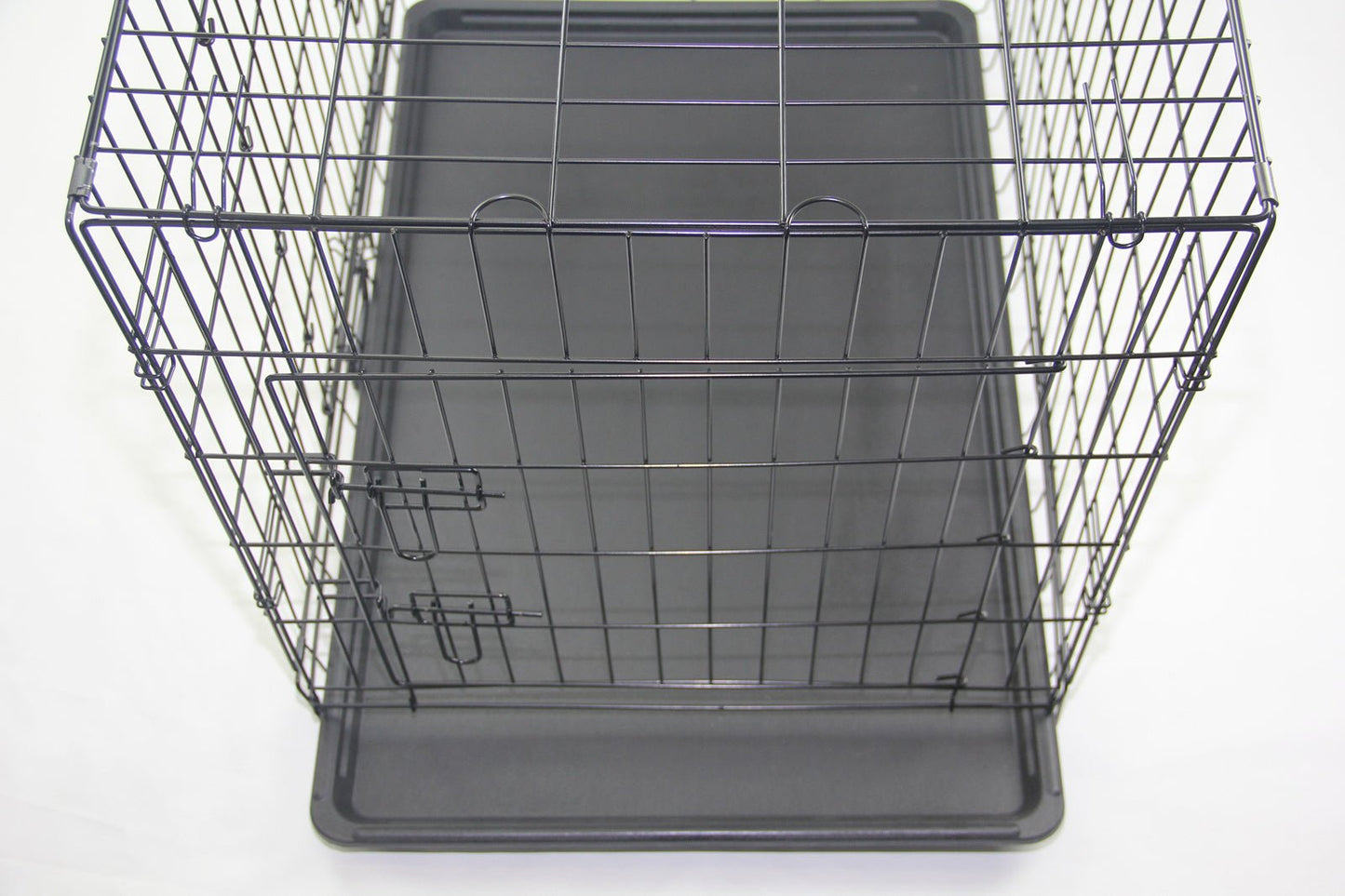 30' Portable Foldable Dog Cat Rabbit Collapsible Crate Pet Cage with Blue Cover - DogsDomain.com.au