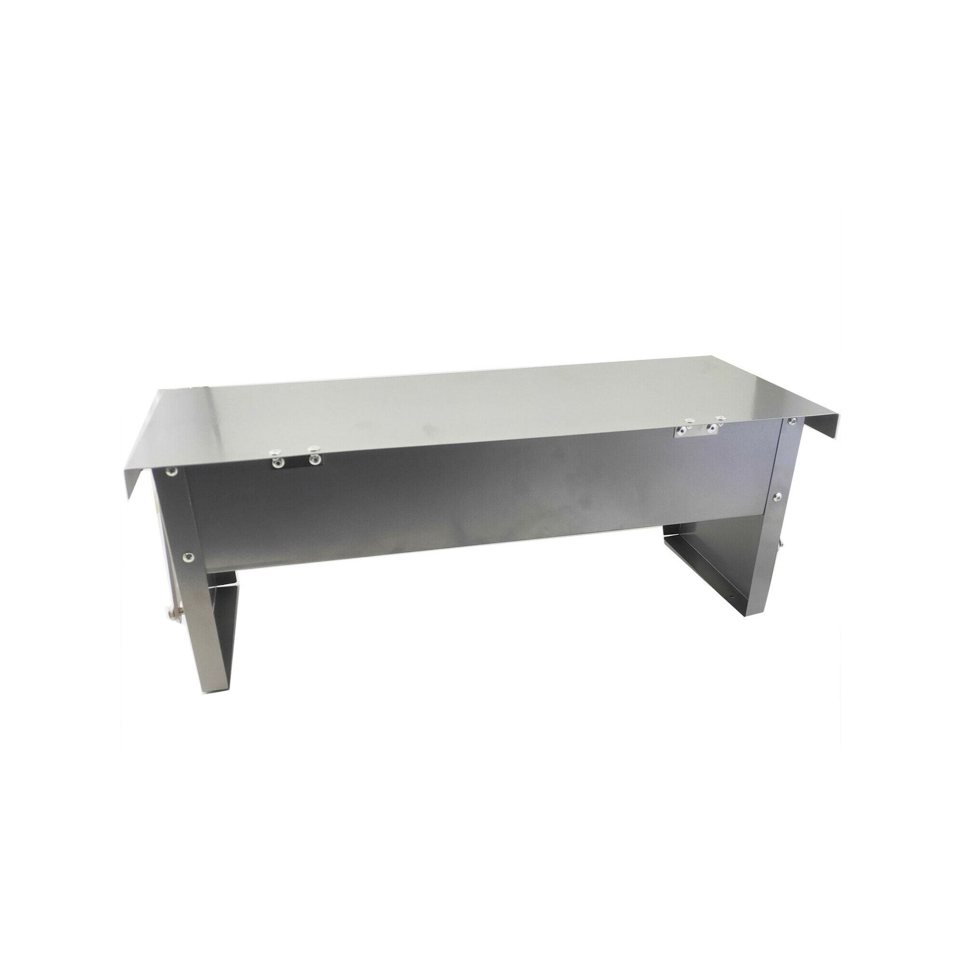 6.5L Automatic Chook Chicken Feeder Poultry Auto Treadle Galvanised Metal Coop - DogsDomain.com.au