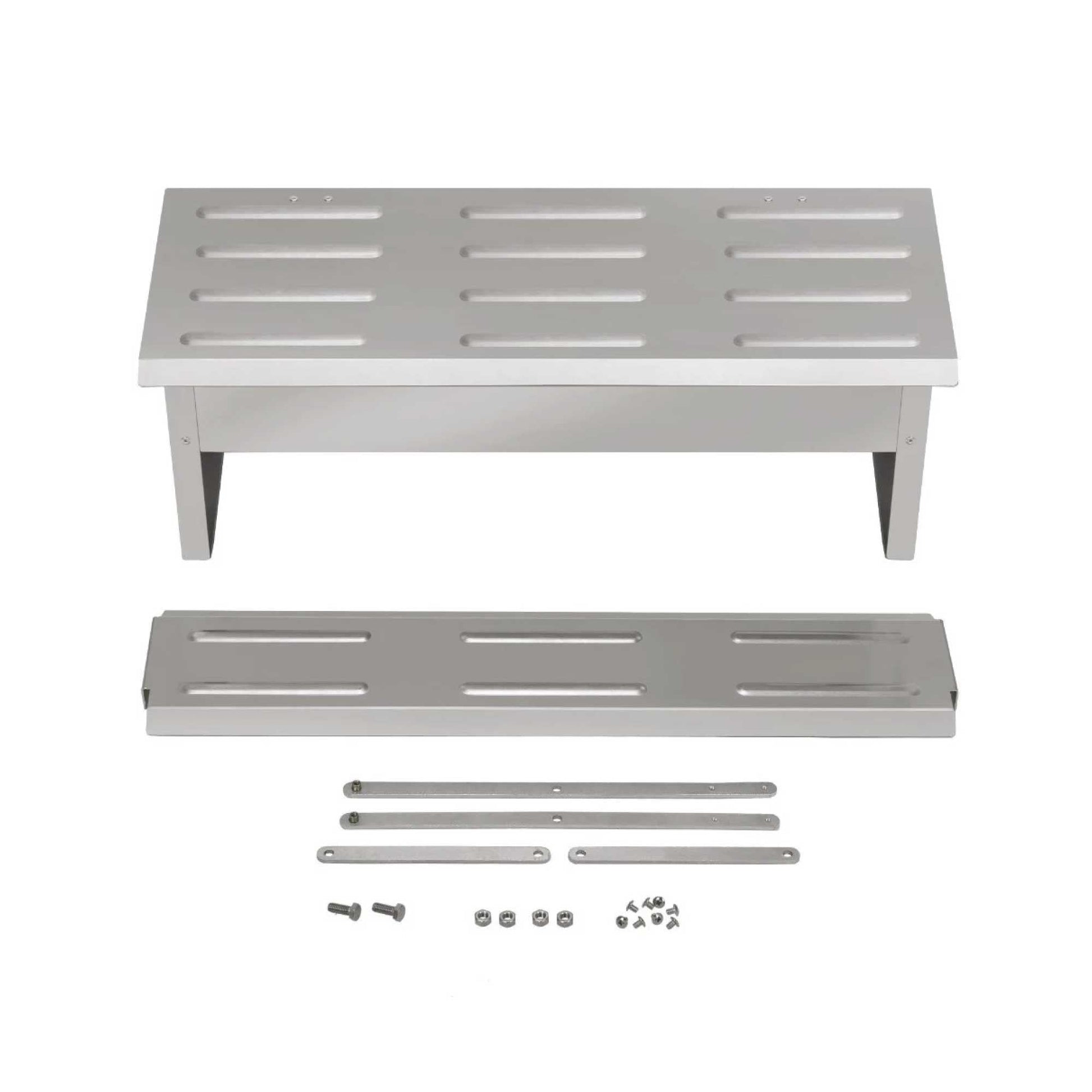 8L Automatic Chook Chicken Feeder Poultry Auto Treadle Aluminium Metal Coop - DogsDomain.com.au