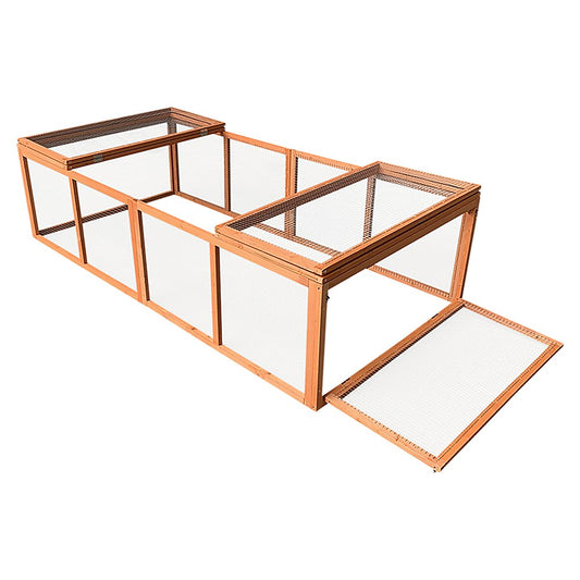 Chicken coop LARGE Run Guinea Pig Cage Villa Extension Rabbit hutch house pen - DogsDomain.com.au
